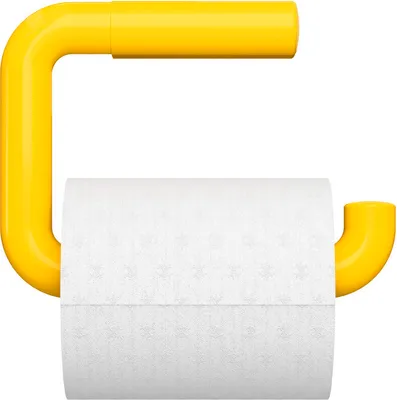 Produktbild von HEWI WC-Papierhalter Serie 477 senfgelb