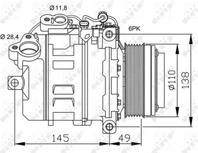 Zdjęcie produktu dla Kompresor Klimatyzacji Bmw 1/3 06-