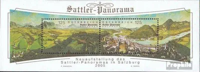 Produktbild von Briefmarken Österreich 2005 Mi Block31 (kompl.Ausg.) postfrisch Burgtheater