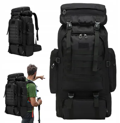 Produktbild von Trekkingrucksack 75 l Oxford 600D Wasserdicht Trekking Camping Herren Omna