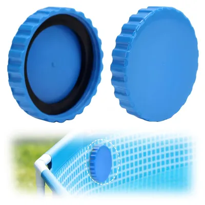 Wintersicherungsset für Schwimmbecken, 2 Stück, blau, frostbeständig