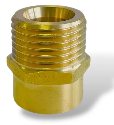 Produktbild von Reduzierstück Messing Fittings AG auf IG mit Dichtung Reduzierung Redstück AG 1/2 auf IG 3/8 Zoll