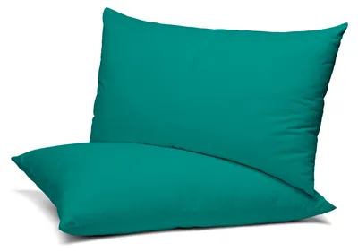 Produktbild von Beautex 2er Set Kissenbezug, Kissenhülle aus Baumwolle, Premium Jersey 160g/m²,Petrol,40x80cm