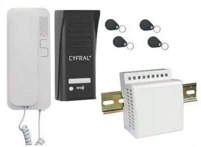 Obrázok produktu pre Intercom Cyfral Cosmo 1-Tenant Black