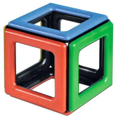 Produktbild von Magnetic Polydron 3D-Geometriebauteile Grundset 32 Teile magnetisch