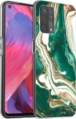 Produktbild von Hülle für OPPO A54 / A74 5G Schutzhülle Marmor Motiv Handy Case Silikon Slim Cover