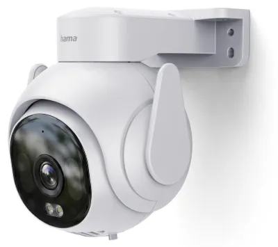 Image de Caméra surveill. intel., WLAN, enr., vision noct., pr extérieur, blanc