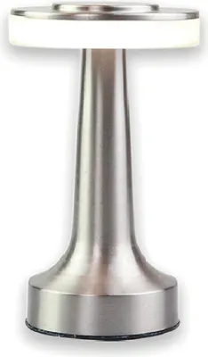 Zdjęcie produktu dla Luxury - Dotykowa lampa stołowa - Beau - Srebrny - H21 x Ø9