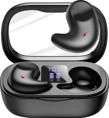 Image de Avizar, TWS Casque BT5.3 stéréo basse ANC réduction du bruit, Noir