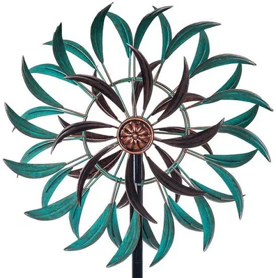 Produktbild von Drehspiegel - Gartendekoration - 1 Stück - Dauerhaftes Metall - 63" H