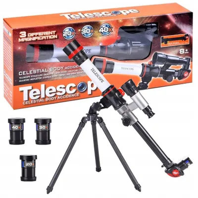 Zdjęcie produktu dla Luneta teleskop na statywie okular 20x 30x 40x