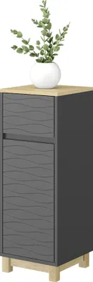 Obrázek produktu pro Midi skříňka Vicco Livia Antracit 30 x 80 cm se zásuvkou, Model 50151