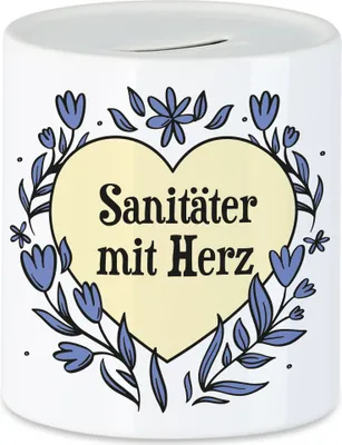Produktbild von Sanitäter mit Herz Spardose  Geschenkidee Zum Danke Sagen Bester Sanitäter