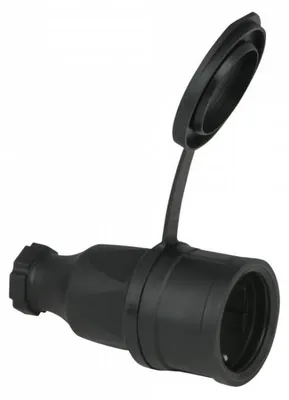 Obrázok produktu pre PCE gumový konektor Schuko samica PCE - IP44