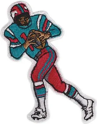 Produktbild von Aufnäher - Footballspieler - 04558 - Gr. ca. 4,5 x 9 cm - Patches Stick Applikation