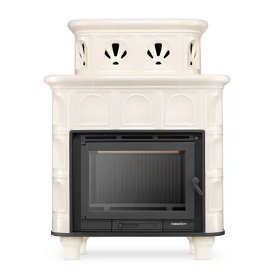 Produktbild von Krbové kachle Fontanna Biela EcoDesign Blmschv2 11kW Classic Design
