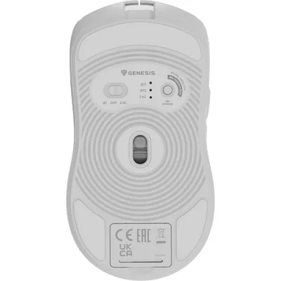 Immagine prodotto di Genesis GENESIS Zircon 500 mouse da gioco destro RF Wireless + Bluetooth + USB Type-C Ottico 10000 DPI
