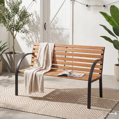 Produktbild von home24 Gartenbank - Massivholz