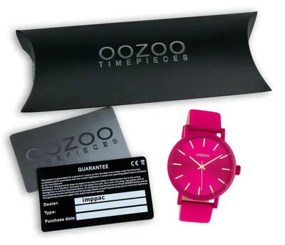 Produktbild von Oozoo Damenuhr mit Lederband 42 MM Colours of Oozoo Unicolor Pink C10448