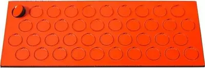 Produktbild von Magnetische Symbole Kreis 9mm VE=40 Stück rot