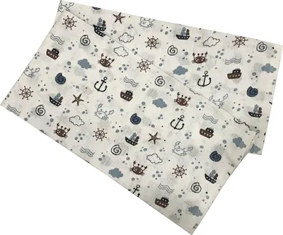 Obrázok produktu pre Látková plienka 70x70 cm more (balenie 5 ks)