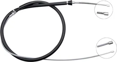 Image de Frein de stationnement à câble 1 707 mm Frein à tambour A.B.S. pour SEAT TOLEDO, entre autres
