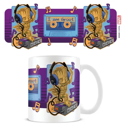 Produktbild von Guardians of the Galaxy - Groot Cassette - Keramik Tasse - Größe Ø8,5 H9,5cm