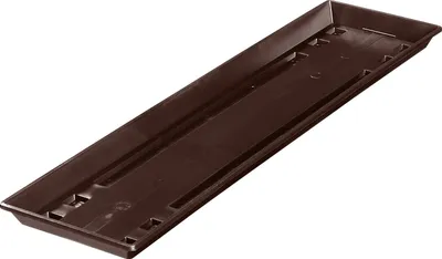 Produktbild von Blumenkasten Untersetzer geli Standard Kunststoff 59 x 15 x 2,5 cm braun