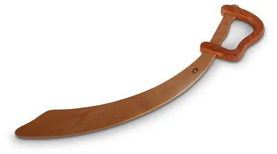 Obrázek produktu pro BestSaller pirátská šavle z přírodního dřeva, délka 56 cm