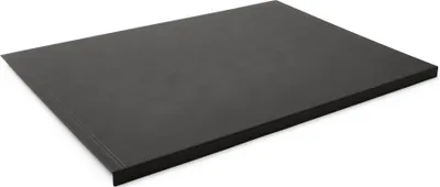 Produktbild von Gewinkelte Schreibtischunterlage Leder Anthrazit Grau cm 90x60 - Doppelte Nähte - Hergestellt in Italien