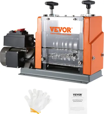 Obrázok produktu pre VEVOR stroj na odizolovanie káblov Elektrický stroj na odizolovanie káblov φ1,5-25 mm 60 W Odizolovací stroj 7 odizolovacích kanálov Odizolovač drôtov 65-Mn čepeľ z pružinovej ocele Ideálny na odizolovanie medeného drôtu
