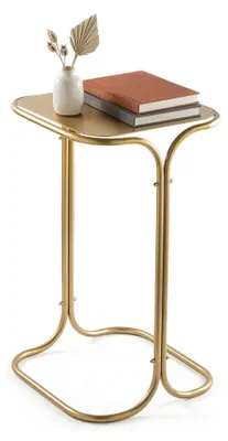 Produktbild von Perrero - Couchtisch, 30x30x52h cm Gold, Quadratische Form