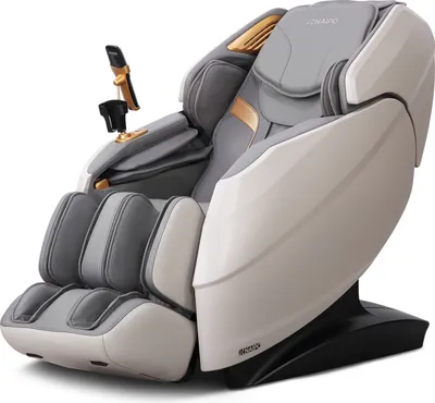 Produktbild von Naipo 3D Massagesessel R50 Grau, High-End Massagestuhl, Wärmefuktion