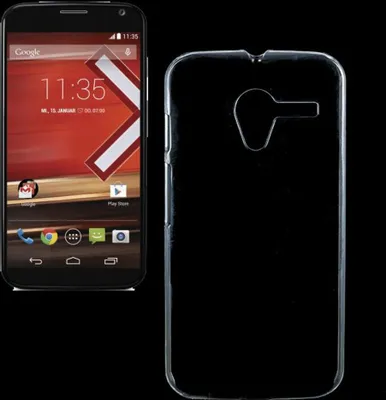 Produktbild von Schutzhülle Case Hard Cover Tasche Bumper für Handy Motorola Moto X Transparent