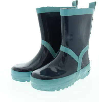 Produktbild von Playshoes Gummistiefel Regenstiefel uni marine/hellblau Jungen wasserdicht, Größe Schuhe Kinder:24/25, Farbe Playshoes:marine/hellblau