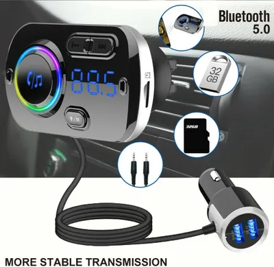 Obrázek produktu pro Auta Bluetooth Fm Vysílač Usb nabíječ Mp3 přehrávač Audio Box