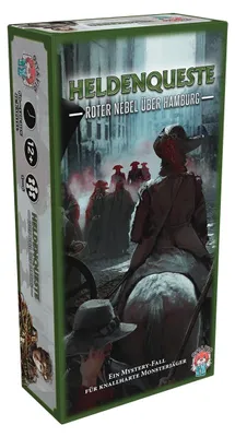 Imagen del producto de Omgoods - Hero Queste: Niebla roja sobre Hamburgo - Aventura de misterio cooperativa