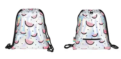 Produktbild von BAMBINO Rucksack mit Kordelzug, weiße Perlenwassermelonen