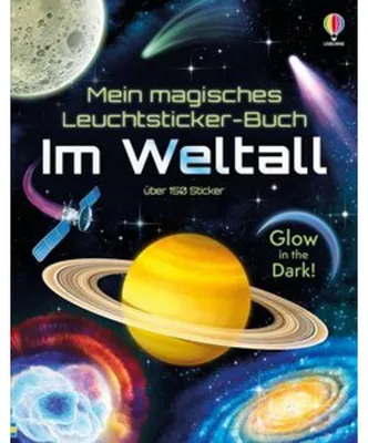 Zdjęcie produktu dla Mein magisches Leuchtsticker-Buch: Im Weltall