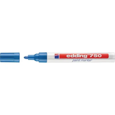 Immagine prodotto di Edding 4-750003 750 Marcatore a vernice - 2 - 4 mm, blu