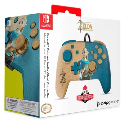 Immagine prodotto di PDP Zelda REMATCH, gamepad, Nintendo Switch, Nintendo Switch OLED, D-Pad, pulsante Home, con cavo, USB, multicolore