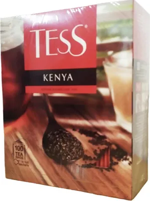 Produktbild von Tess Schwarzer Tee Kenya 100 Teebeutel Schwarztee leaf black tea