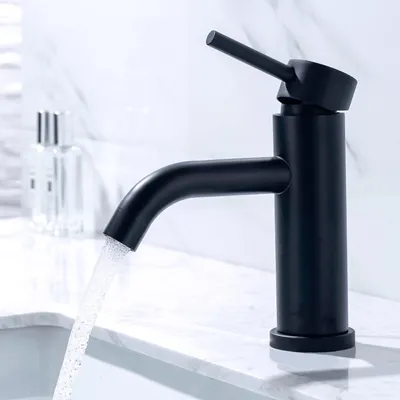 Zdjęcie produktu dla LOMAZOO bateria umywalkowa Nova, stal, czarna