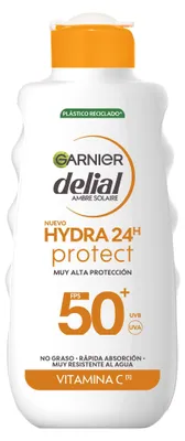 Productafbeelding van Hydra 24 Protect Zonnebrandcrème SPF50+ Garnier, 175 ml