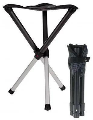 Produktbild von Jagdstuhl zusammenlegbar ausziehbar 55 cm Sitzhöhe 37,5 cm Sitzfläche Aluminiumgestell 250 kg Tragkraft 670 g