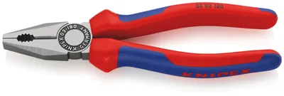 Produktbild von KNIPEX Kombizange schwarz atramentiert poliert 180 mm