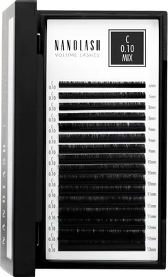 Produktbild von VOLUME LASHES falsche Wimpern 0,10 C #6-13 mm 1 Stck
