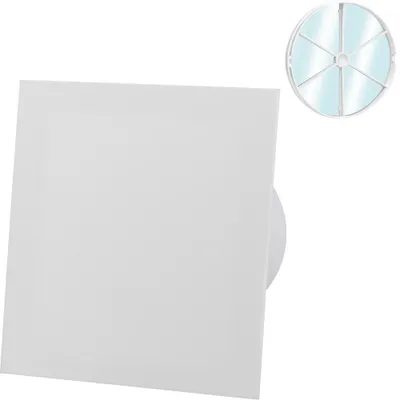 Produktbild von F.H. ANA Drim Lüfter 125mm Weiß Matt mit Feuchtigkeitssensor und Timer