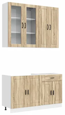 Produktbild von Kücheneinheit PORTO 4 pcs Sonoma-Eiche Holzwerkstoff