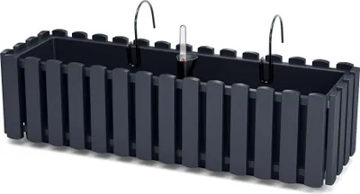 Produktbild von Balkonkasten mit Bewässerung anthrazit 60 cm Boardee
